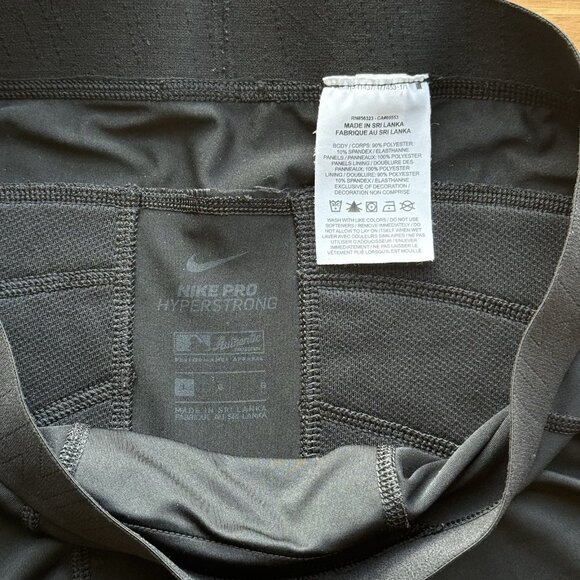 Nike Pro Hyperstrong MLB Compression Tight fit Shorts Men’s Size Large - Black - Picture 3 of 7